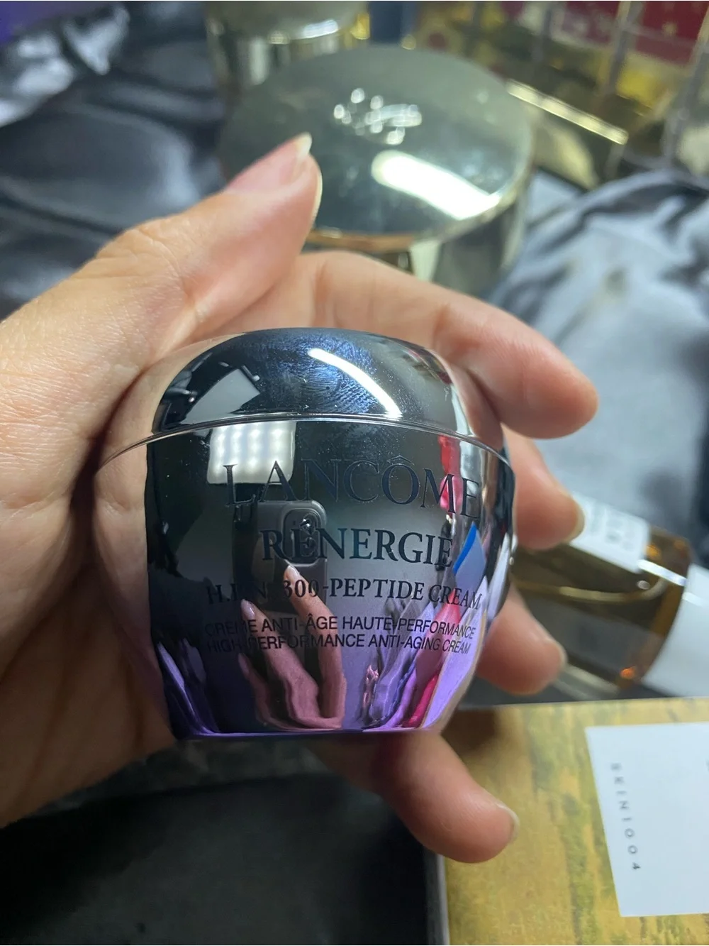 Lancome Renergie High Performance Peptide Cream - Metallic Silver